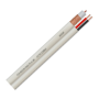 Cablu coaxial RG59 + alimentare 2x0.75, 100m, alb TSY-RG59+2X0.75-L-W