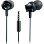 CANYON Stereo earphones with microphone, metallic shell, cable length 1.2m, Dark Gray, 22*12.6mm, 0.012kg