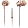 CANYON Stereo earphones with microphone, metallic shell, cable length 1.2m, Rose, 22*12.6mm, 0.012kg