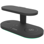 CANYON WS-501 5in1 Wireless charger, with UV sterilizer, with touch button for Running water light, Input QC24W or PD36W, Output