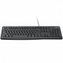 LOGITECH Corded  Keyboard K120 - Business EMEA - US International - BLACK