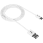 CANYON Micro USB cable, 1M, White, 15*8.2*1000mm, 0.018kg