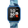 kids smart watch, 1.3 inches IPS full touch screen, blue plastic body, IP68 waterproof, BT5.0, multi-sport mode, built-in kids g
