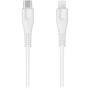 CANYON MFI-4 Type C Cable To MFI Lightning for Apple, PVC Mouling,Function: with full feature( data transmission and PD charging