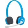 LOGITECH H150 Corded Stereo Headset - SKY BLUE - Dual Plug