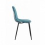 Set 2 scaune catifea Jaquard- Blue