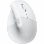 LOGITECH Lift Vertical Ergonomic Mouse for Business - OFF-WHITE/PALE GREY - 2.4GHZ/BT - EMEA - B2B