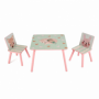Set 2 scaune +birou Pink Forest