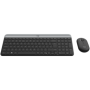 LOGITECH Slim Wireless Keyboard and Mouse Combo MK470 - GRAPHITE