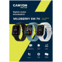 Smart watch, 1.3inches TFT full touch screen, Zinic+plastic body, IP67 waterproof, multi-sport mode, compatibility with iOS and 