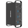 CANYON HDS-95ST, Multiport Docking Station with 14 ports ,with Type C female *4  ,USB3.0*2,USB2.0*2,RJ45*1,HDMI*2,SD card slot,A